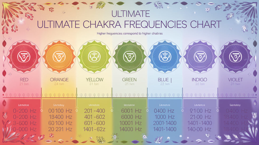 The Ultimate Chakra Frequencies Chart Guide: 7 Chakras and Their Hz ...