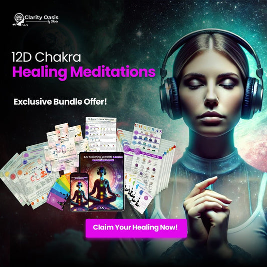 12D Chakra Healing 7 Meditations Tracks + FREE Bonuses - ClarityOasis.com